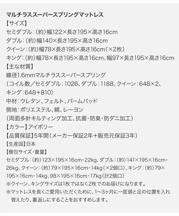モダンデザインローベッド Masterpiece マスターピース ベッドフレームのみ クイーン(Q×1)