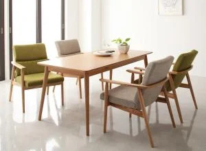 天然木北欧スタイルソファダイニング WOOD LAND ウッドランド ダイニングテーブル W160