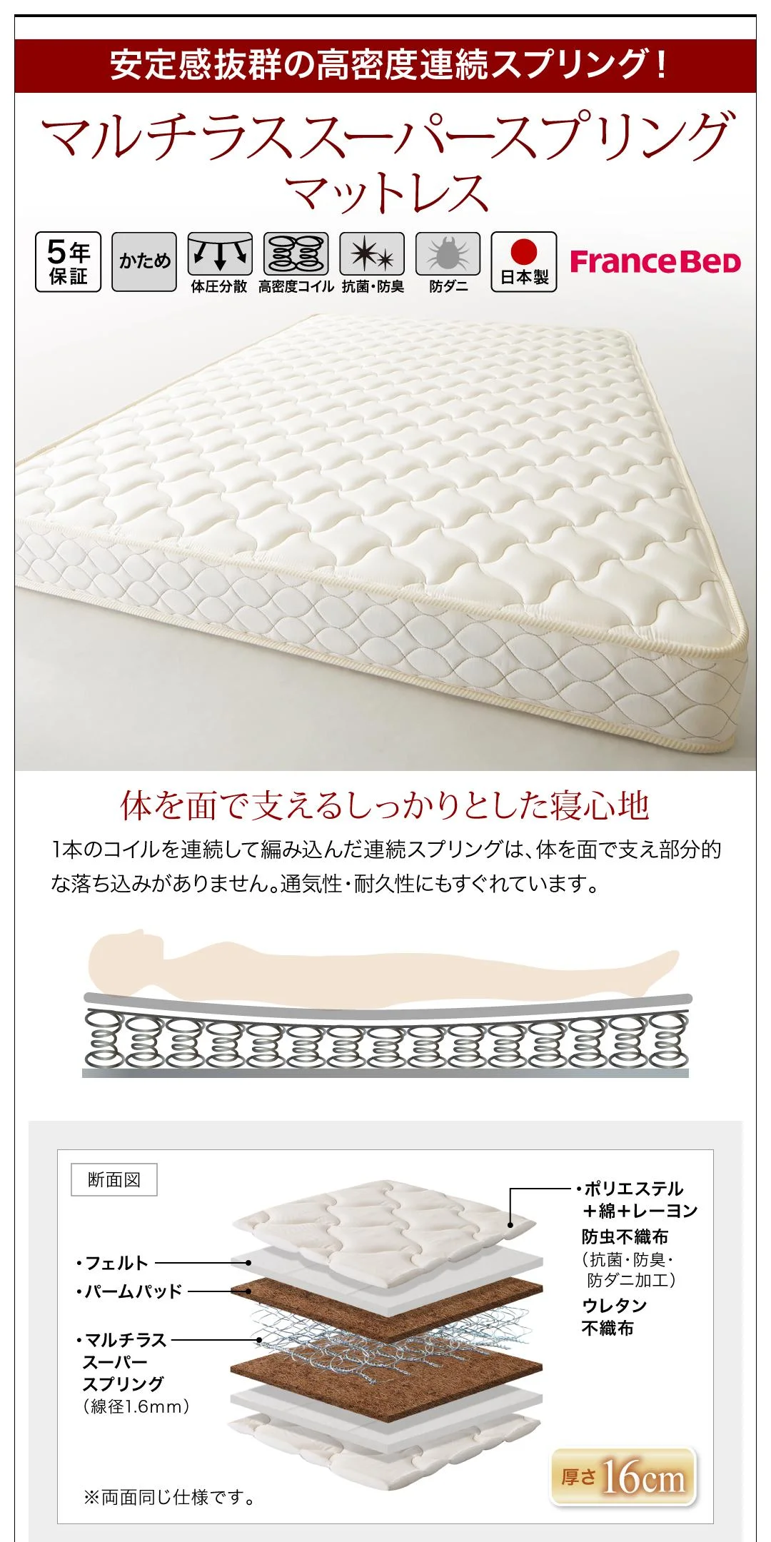 棚・コンセント付きフロアベッド Verhill ヴェーヒル ベッドフレームのみ シングル