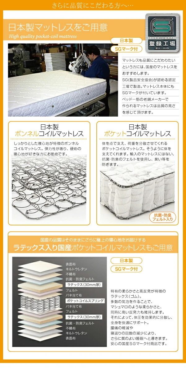 親子で寝られる・将来分割できる連結ベッド JointEase ジョイント・イース ベッドフレームのみ セミシングル