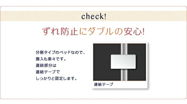 家族を繋ぐ大型マットレスベッド ELAMS エラムス ボンネルコイル マイクロファイバータイプセット クイーン 脚8cm