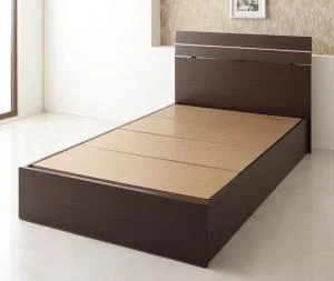 家族で寝られるホテル風モダンデザインベッド Confianza コンフィアンサ ベッドフレームのみ シングル