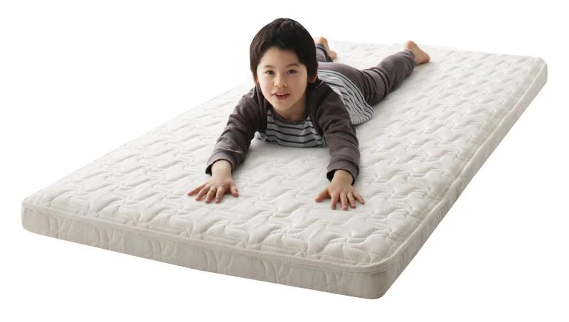 子どもの睡眠環境を考えた 日本製 安眠マットレス 抗菌・薄型・軽量 ジュニア 国産ポケットコイル EVA エヴァ セミシングル ショート丈