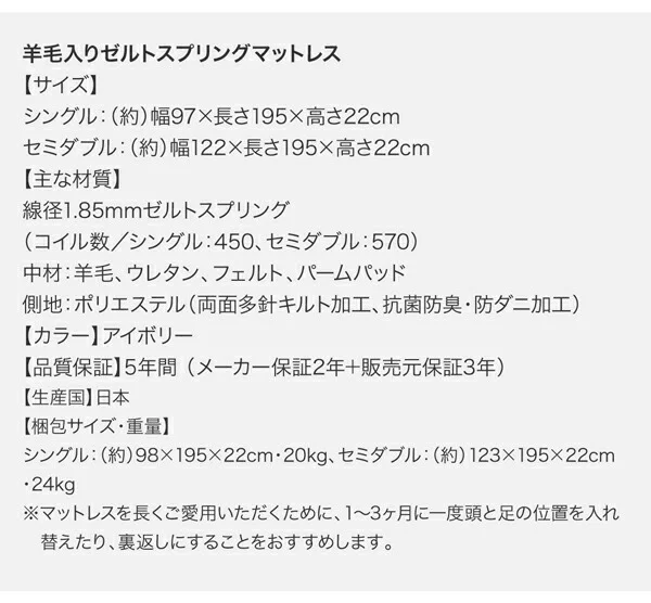 お客様組立 フラットヘッドコンセント付跳ね上げ収納ベッド Mulante ムランテ ベッドフレームのみ セミシングル 深さレギュラー