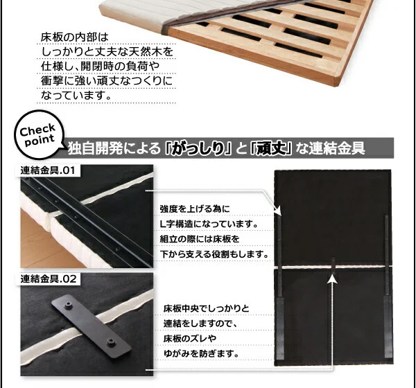 お客様組立 搬入楽々棚コンセント跳ね上げベッド Free-Gate フリーゲート ベッドフレームのみ 縦開き セミシングル 深さレギュラー