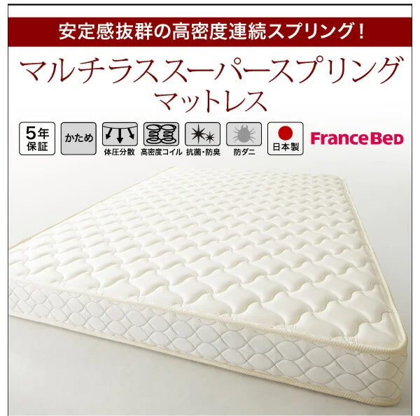 モダンライト・棚・コンセント付きデザインフロアローベッド SPERANZA スペランツァ ベッドフレームのみ シングル