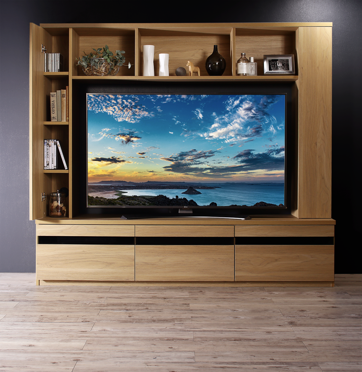 55型対応ハイタイプテレビボード TITLE タイトル