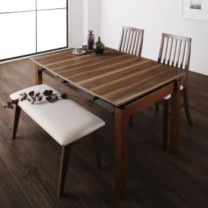 天然木ウォールナット材 ハイバックチェア ダイニング Austin オースティン ダイニングテーブル W140-240