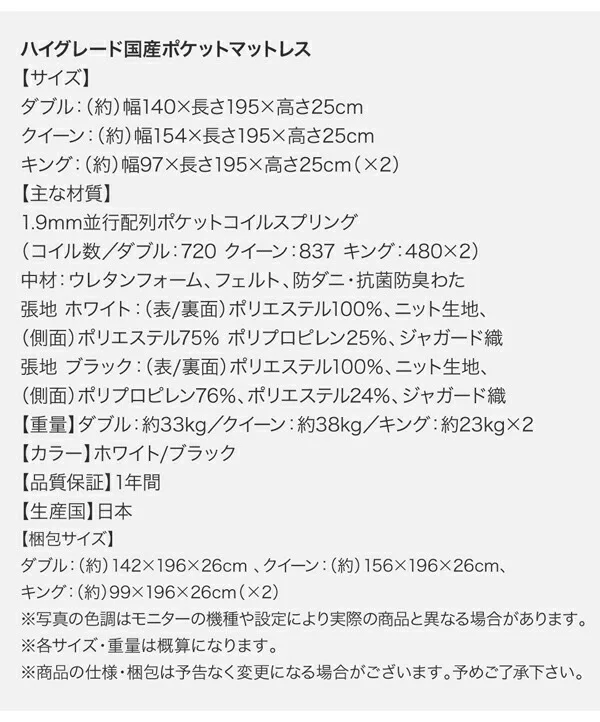 高級ウォルナット材ワイドサイズ収納ベッド Fenrir フェンリル ベッドフレームのみ ライトタイプ ダブル
