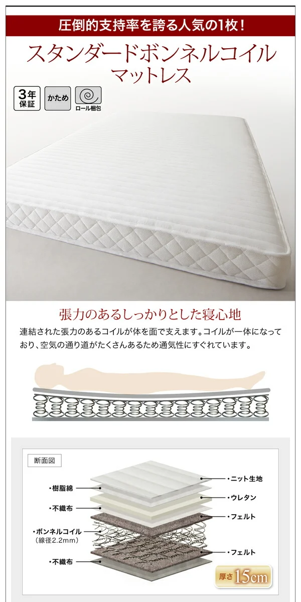 棚・コンセント付収納ベッド Irvine アーヴァイン ベッドフレームのみ シングル