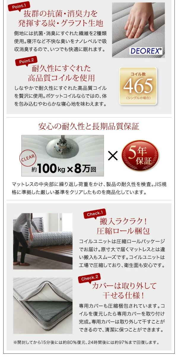 ワンルーム コンパクト おしゃれ セミダブル シンプル フロア ローベッド HIRO ヒロ  ベッドフレームのみ セミダブル