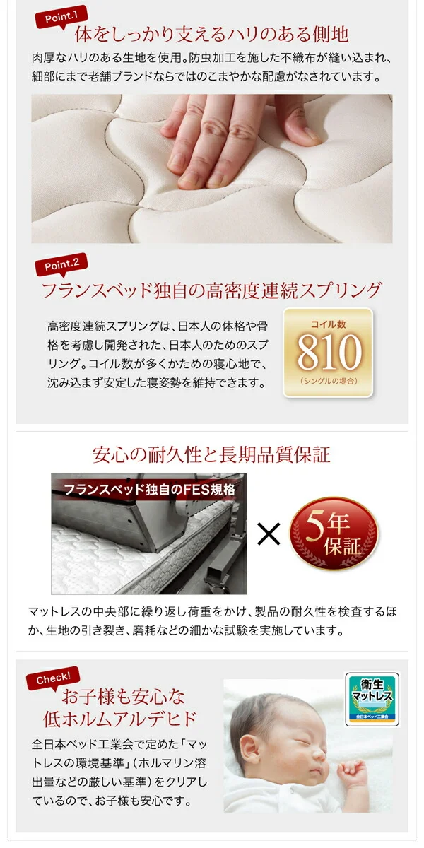 棚・コンセント付きフロアベッド Elthman エルスマン ベッドフレームのみ シングル