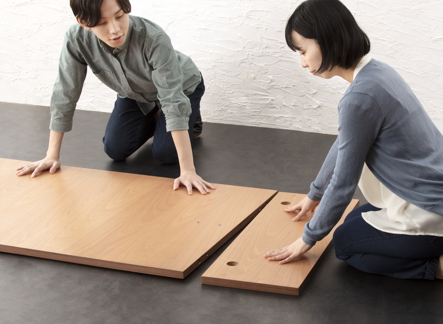 3段階伸縮こたつテーブル/ワイデンアルファ2 長方形(80×120〜180cm)