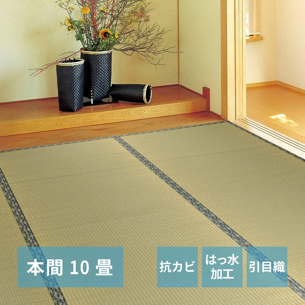 い草カーペット 白馬(はくば) 江戸間 1畳(87×174)