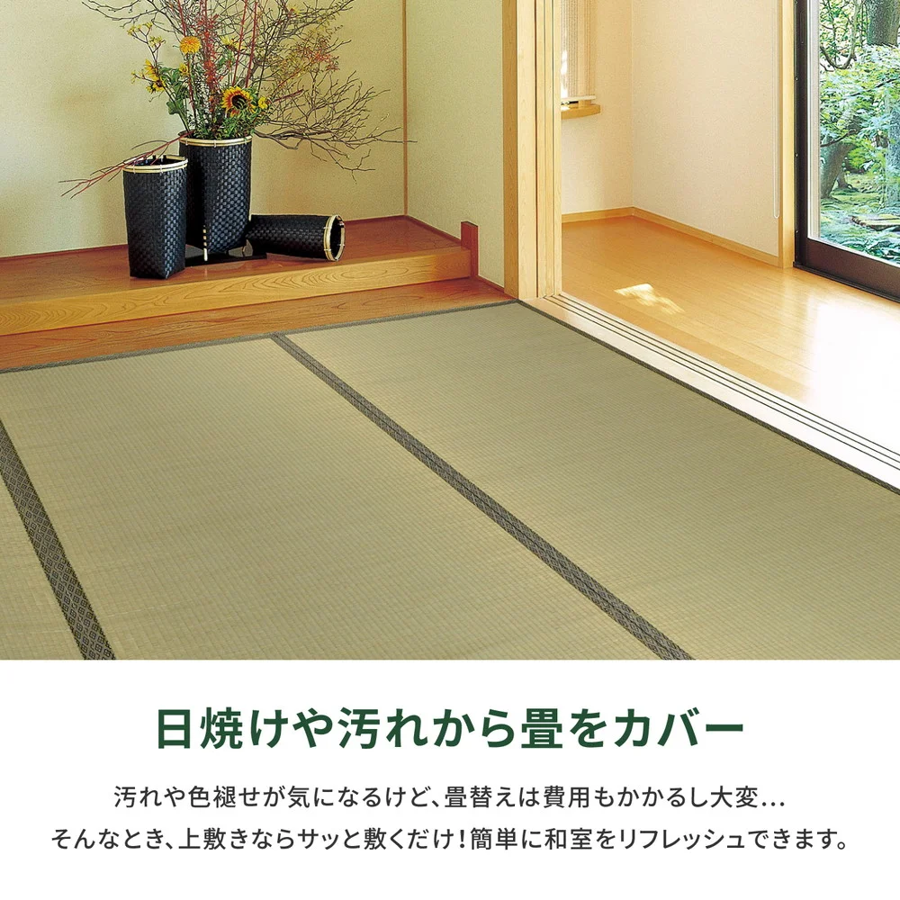 い草カーペット 柳川(やながわ) 江戸間 1帖(87×174)