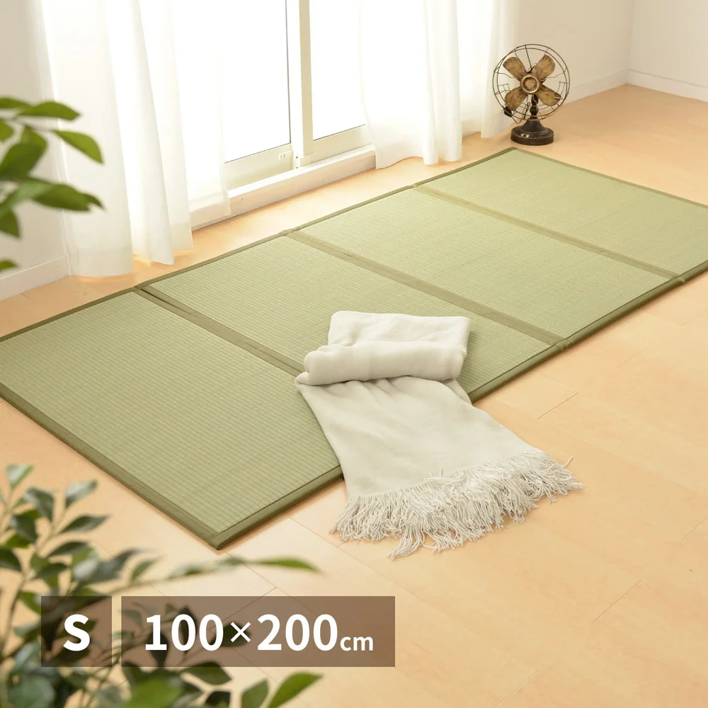 折り畳める 畳マットレス 鞍馬 シングル(100×200cm)