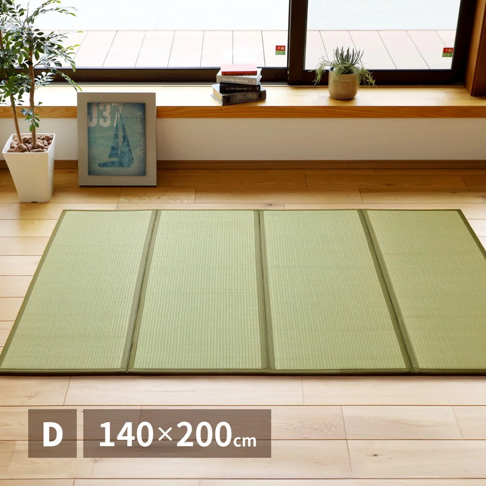 折り畳める 畳マットレス 鞍馬 シングル(100×200cm)
